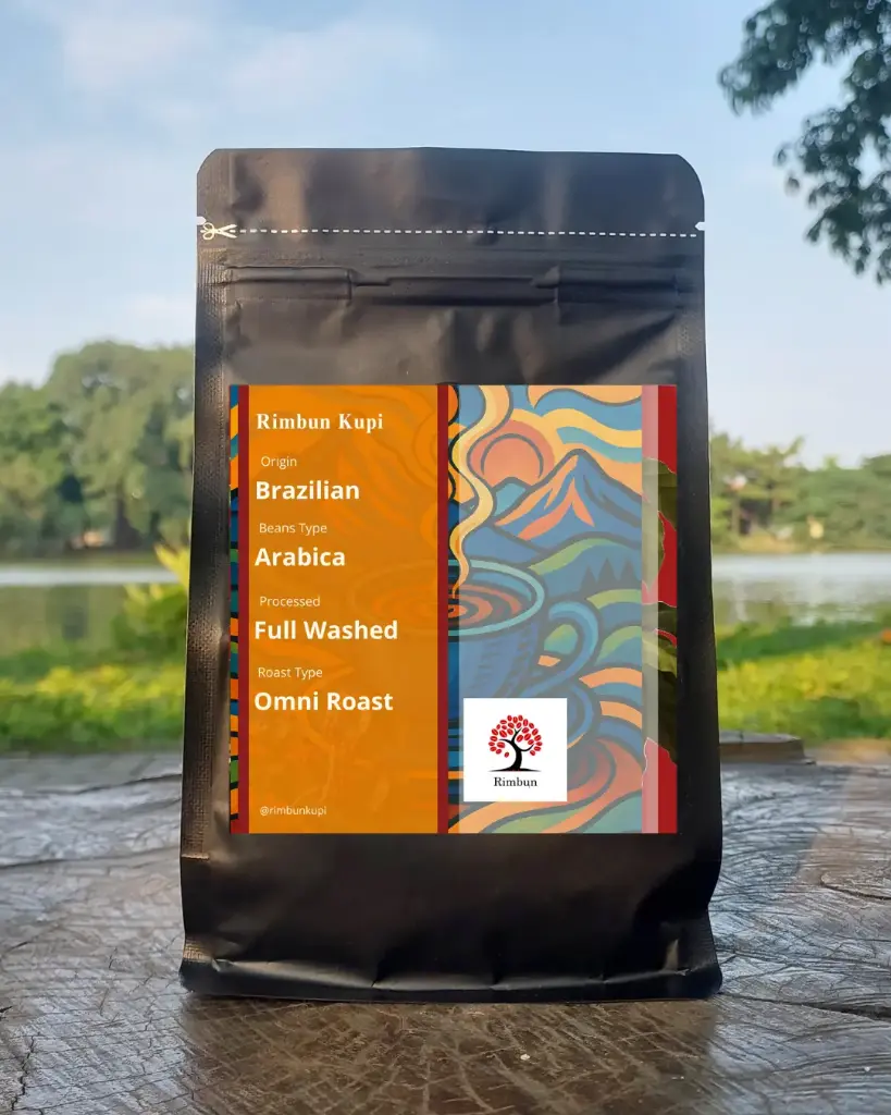 Kopi Arabica Brazilian Full Washed Process Omni Roast Roast